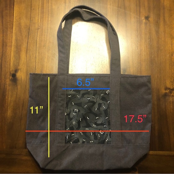 New Super Soft One-of-a-Kind Hand-Made Tote Bag - Picture 5 of 5